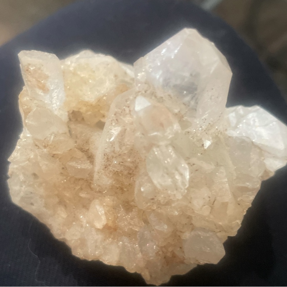 Natural Crystal Calcite Cluster